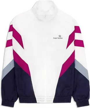 Verona Track Jacket- White/Multi