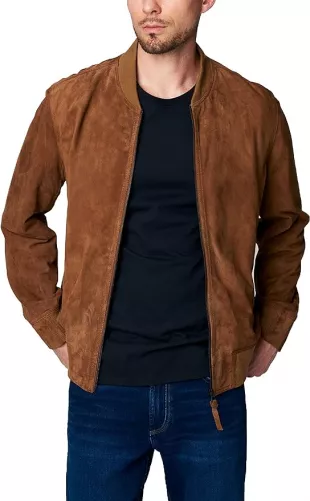 Quick Action Suede Bomber