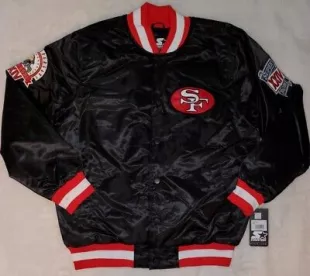 San Francisco 49ers 1990 Superbowl Jacket Quilt Lined