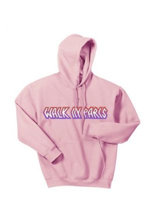 Walk in Paris - Walk in Paris, la marque qui marche. Hoodie 1985 rose.