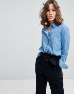 Selected   Chemise en jean at asos.com