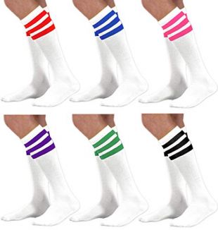 White Knee High Socks