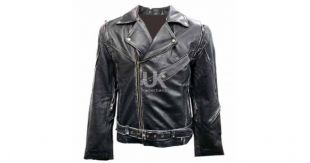 Classic Distressed Terminator Brando Biker Leather Jacket