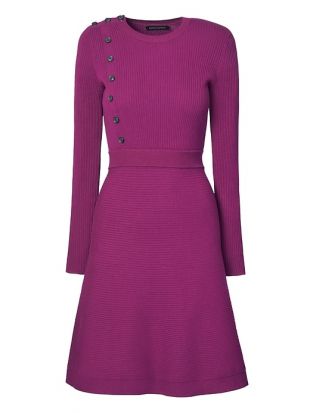 banana republic plum dress