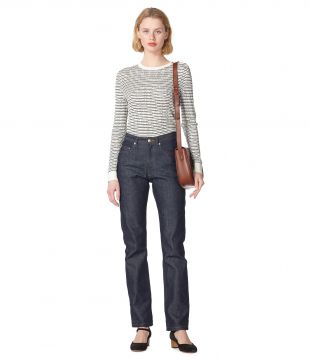 Pull Evening  Blanc cassé par A.P.C.
