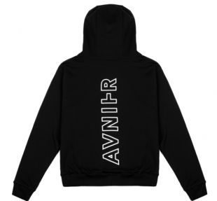 AVNIER Vertical back black hoodie