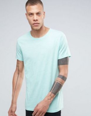 Weekday   Alex   T shirt   Turquoise chiné at asos.com