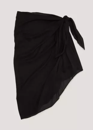 Papaya Holiday - Black Sarong