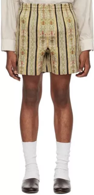 Off-White Floret Brocade Shorts