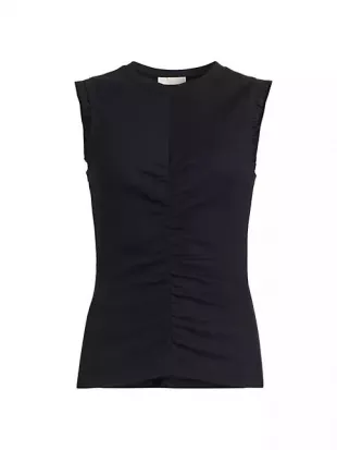 Kyla Poplin Sleeveless Top