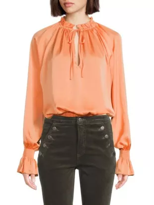 Ramy Brook - Bethany Satin Blouse