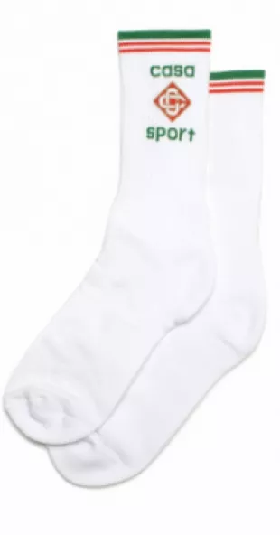 White Casa Sport Socks