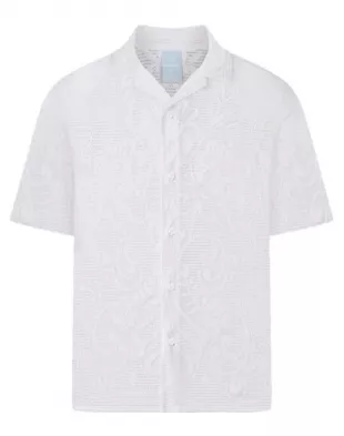 Nike - x Nocta White Crochet Drapers Shirt