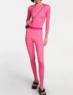 Printed High Rise Leggings