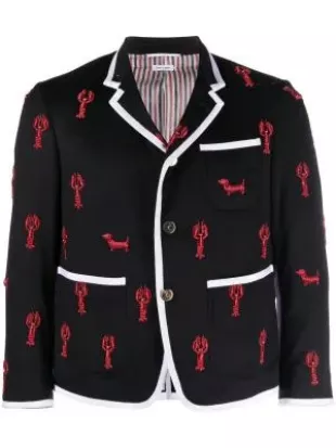 blazer Lobster and Hector - Bleu