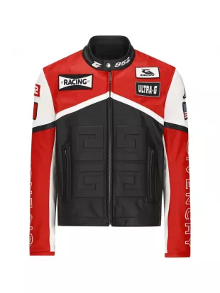 4G Motif Biker Jacket