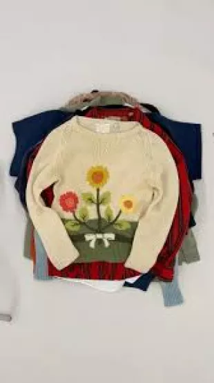 flowers sweater