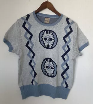 Ragtime Short Sleeve Sweater Blue