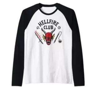 Stranger Things 4 Hellfire Club tee