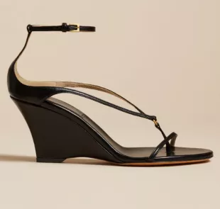 The Marion Strappy Wedge Sandals