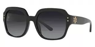 TY7143U Women's Sunglasses Black/Grey Gradient Polar 56