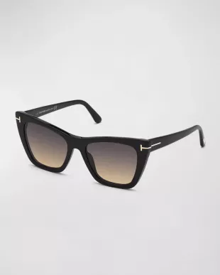 Poppy Acetate Cat-Eye Sunglasses