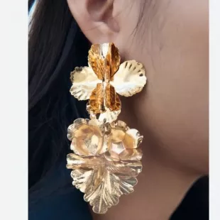 Zouhaira Earings Baroque Passion-Green main image 1