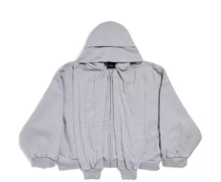 BALENCIAGA INCOGNITO BOXY ロゴ コットン フーディ ジップ 24AW BALENCIAGA INCOGNITO BOXY ロゴ コットン フーディ ジップ