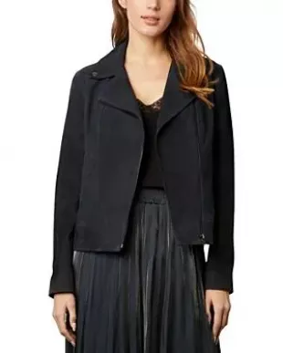 Joceline Suede Moto Jacket