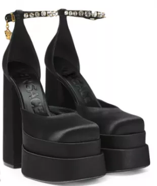 Strass Fabric Sandals