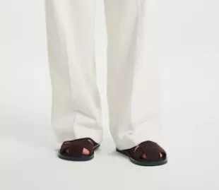 Suede Fisherman Sandals