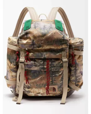 x The North Face Forest Print Cargo Backpack