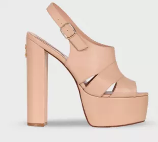 Leather Platform Sandals