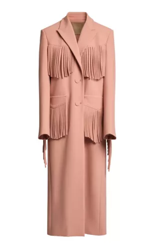 Cady Fringe Wrap Coat