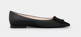 Gommettine Flats in Black