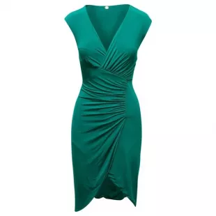 Ruched Tulip Bodycon Dress