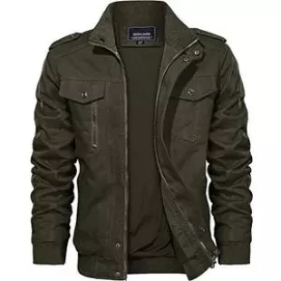 KEFITEVD Herren Winter Fleecejacke Outdoor Sherpa Gefüttert Ware