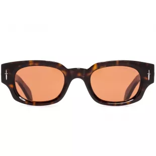 Brown Tortoiseshell & Orange Eagle Sunglasses