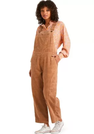 Leia Cord Overalls In Assorted