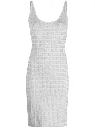 4G Jacquard Dress