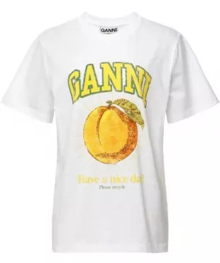 Relaxed Organic Cotton Peach T-Shirt