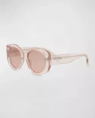 Roma Acetate Round Sunglasses
