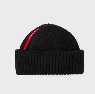 Prada - Tec Rec Nylon Ribbed Beanie