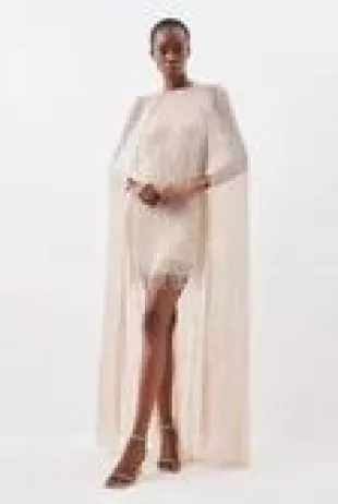 BOLD AND BEAUTIFUL WOVEN MINI DRESS