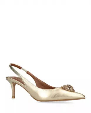 Belgravia Slingback Pumps in Gold