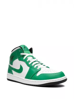 Air Jordan 1 Mid in Lucky Green