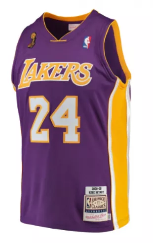 2008 09 Los Angeles Lakers #24 Bryant Purple Jersey