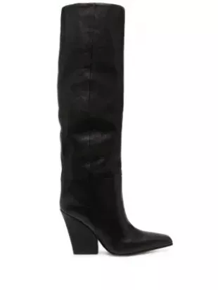 Jane 90mm leather knee-high boots
