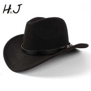 Skkmall - SKKMALL Mode Western Cowboy Hat Pour Lady Tassel Feutre