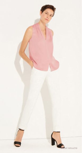 Haut en satin twill